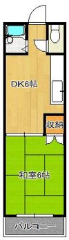 朝日ハイツの間取り画像