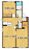 グランパルク本城 A棟の間取り画像