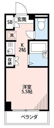 ジュネス八幡の間取り画像