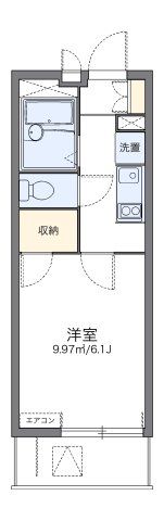 レオパレスハピネスオリーブの間取り画像