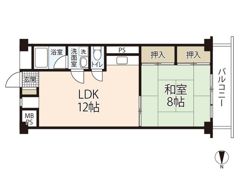 東カングランドマンション広島リバーサイドの間取り画像