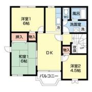パルコートの間取り画像