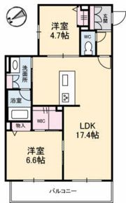 ファンコート堀越 弐番館の間取り画像