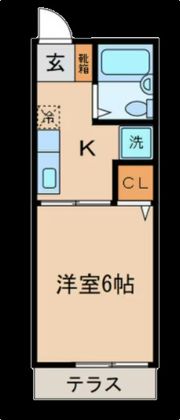 スカイハイツの間取り画像