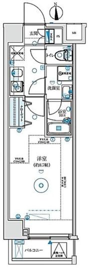 プレニーズ五反野MAXIVの間取り画像