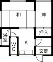 瀬古東貸家の間取り画像