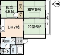 コーポ原田の間取り画像