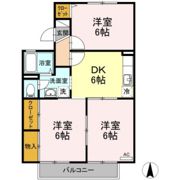 メゾンドールα A棟の間取り画像