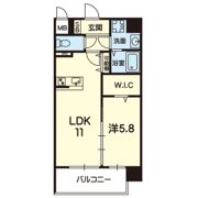 CROIREⅡの間取り画像