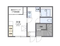 レオパレス谷原の間取り画像