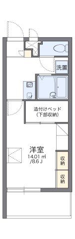 レオパレス向日葵の間取り画像