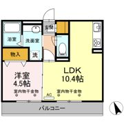 Glanz B棟の間取り画像