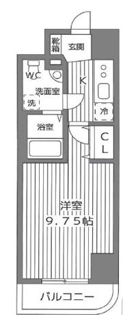 サンレムート江坂ファーストの間取り画像