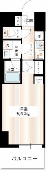 イアース西日暮里の間取り画像