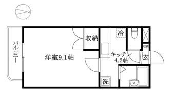 ヴィレッジ天山の間取り画像