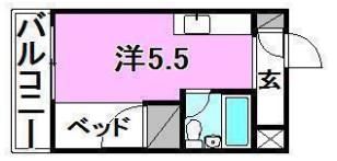 メゾンド・ルー清水町の間取り画像