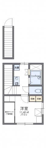 レオパレスさくらの間取り画像