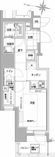 ハーモニーレジデンス横浜大通り公園の間取り画像