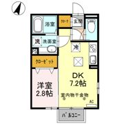 勝山 Bの間取り画像