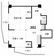 塚本マンションの間取り画像