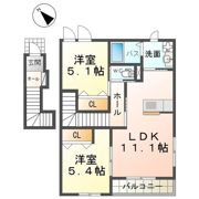 アビイロードⅢの間取り画像
