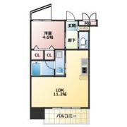 プレジオ十三の間取り画像