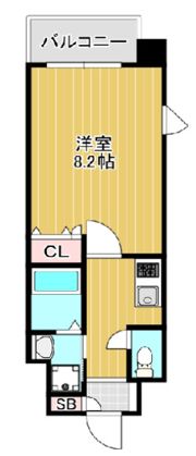 ディクス梅田東レジデンスの間取り画像