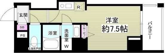 GLANZ門前仲町の間取り画像
