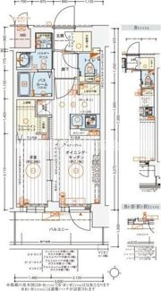 エステムコート新大阪 X VIパルスの間取り画像