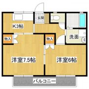 コーポみのりの間取り画像