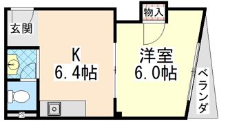 プチシャトー徳井の間取り画像