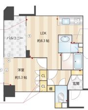 エコロジー柳橋レジデンスの間取り画像