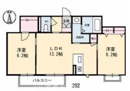 シャーメゾン林田町の間取り画像