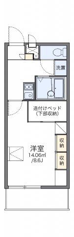レオパレスパール2001の間取り画像