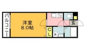 レーヴ近大前の間取り画像