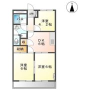 レジデンスミズノ壱番館の間取り画像