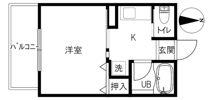 KIコーポの間取り画像
