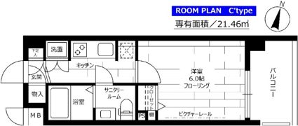 ステージグランデ三軒茶屋アジールコートの間取り画像