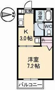 シャーメゾン奥村の間取り画像