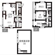 武蔵野市境2丁目戸建の間取り画像