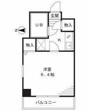 イースト溝の口の間取り画像