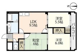 ハイム波多野Ⅱの間取り画像