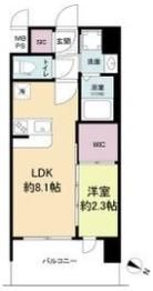 セレニテ十三ミラクの間取り画像