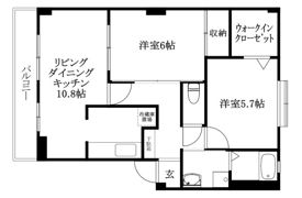 キュア空港通の間取り画像