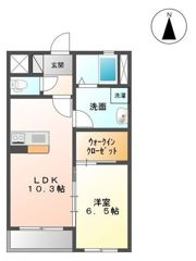 プラッツ・ユーⅢの間取り画像