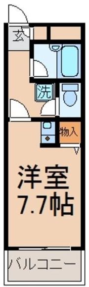 すばるハイツの間取り画像