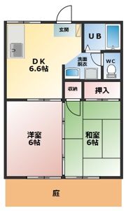 プレジールサンハイツの間取り画像