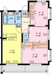 ヴィヴァレスの間取り画像