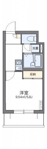 レオパレスアザレアの間取り画像