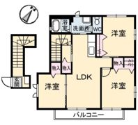 リストーロ平和台 A棟の間取り画像